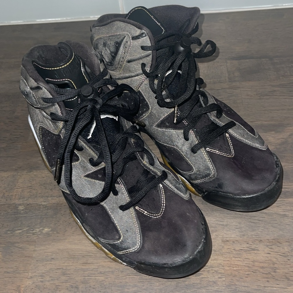 2010 Nike Air Jordan 6 Retro Lakers Kobe Men’s Size 13 Pre-owned Fair Condition - Picture 5 of 9